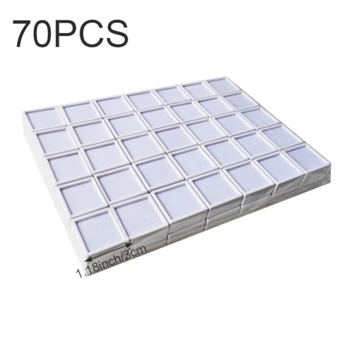 Boîte de présentation à 70 grilles pour bijoux et gemmes