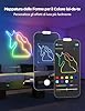 Govee Neon Rope Light 2, RGBIC Neon Strisica LED 5m con Mappatura delle Forme, Lavora con la Matter, Alexa e Google Assistant, DIY Effetto luce, per la decorazione della parete del soggiorno, Bianco #1