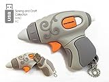 Smartneedle 2gb Flash Drive 'Glue Gun Grey'. Works with Pc and Mac, This Pen Drive is Great for Transferring, As Storage or to Backup Files or Pictures