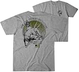 howitzer style - maglietta da uomo con scritta no where to hide military grunt mfg, grigio, 3xl