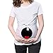 Produktbild Dream Room Damen Kurzarm Umstandsshirt Lustige Witzige Süße Umstandsmode Druck Umstandsoberteile mit Motiv für die Schwangerschaft Schwangerschaftsshirt Kurzarmshirts
