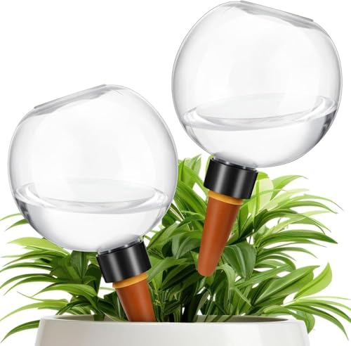 2 dispositivos de riego automático esféricos de 500 ml, difusores de riego, sistemas de riego automático, adecuados para jardines y aficionados a la jardinería.