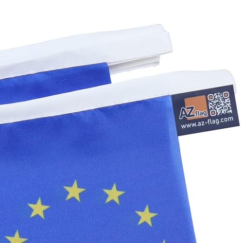 Image of AZ FLAG Europe 6 meters BUNTING Flag 20 flags 9'' x 6'' - European Union STRING flags 15 x 21 cm