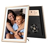 100% ALMACENAMIENTO EN LA NUBE ILIMITADO Y GRATUITO: Sube fotos y videos a tu marco digital de fotos sin necesidad de suscripción. Disfruta de la comodidad de la nube sin tarjetas SD: agrega recuerdos en cualquier momento y lugar desde tu teléfono al marco, incluso cuando esté sin conexión (se sincroniza automáticamente al reconectarse).