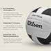 WILSON Pro Tour Indoor Volleyball - Teal/White, Official Size