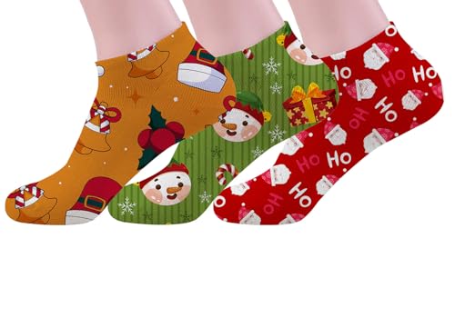 merry x mas santa socks red