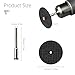 60Pcs Rotary Tool Cut Off Wheel 1-1/4 inch Reinforced Fiberglass Cut Off Wheels and 4Pcs Mandrels
