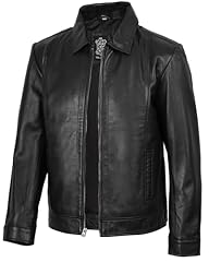 Jonwick - Black Leather Jacket