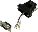 BKL Electronic 10121113 - Adattatore femmina D-SUB, 15 poli, presa RJ12, 1 pezzo singolo