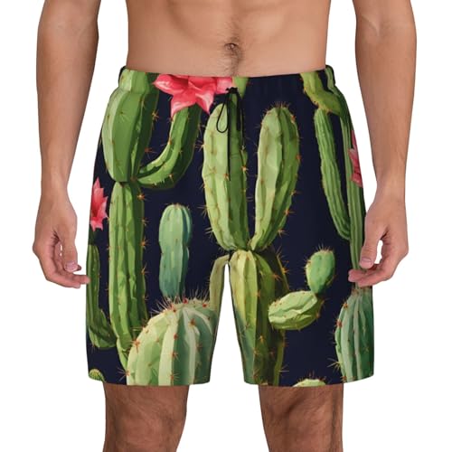 Bañador de cactus para hombre transpirable estilo tropical
