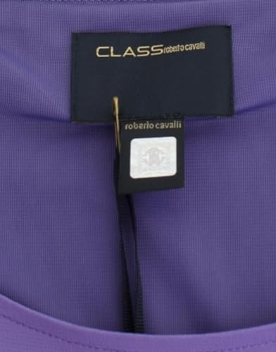 Robe violette Cavalli manches longues pour affiner la silhouette - 6