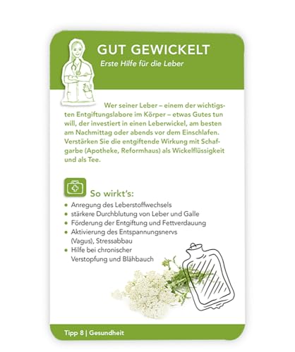 Die 7-Minuten-Detox-Kur: Natürlich runderneuert in nur 3 Wochen | Die Gesundheits-Box mit 21 Karten zum Entschlacken und Wohlfühlen. Inklusive Anleitungsbuch. – Bild 19