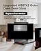 Upgraded WB57K2 Outer Oven Door Glass Fit for GE Hotpoint Kenmore, Range Door Glass Replace WB57K0002 WB57K10009 WB57K10085 263854 AP2625359 EAP2625359, Replacement Glass for Oven Door