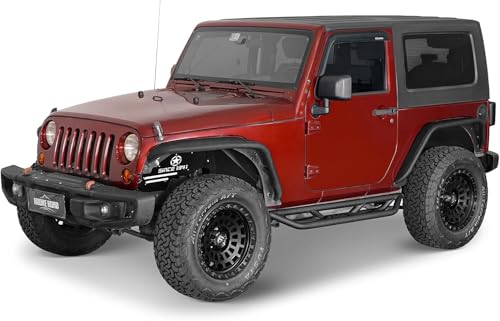 Estribos laterales Hooke Road para Jeep Wrangler JK 2 puertas miniatura 2