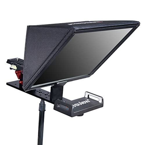 Teleprompter Desview T12 Portátil para Câmeras, SmartPhones e Tablets