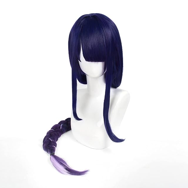 Peluca Cosplay Anime, Peluca Genshin Impact, Peluca con Capucha Gratuita, Para Halloween, Fiesta, Carnaval