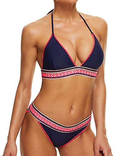 ninovino Women's Sexy Bikini Sexy Push Up Thong High Cut Thong Bikini Swimsuit for Women Navy M ninovino Women's Sexy Bikini Sexy Push Up Thong High Cut Thong Bikini Swimsuit for Women Navy M