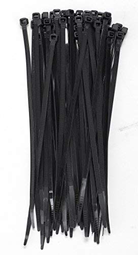 Cable Ties 8 Inch,100 Pcs,0.19 Inch/4.8mm Width, Strong Zip Ties with 50 Pounds, Durable Zip Tie (100)
