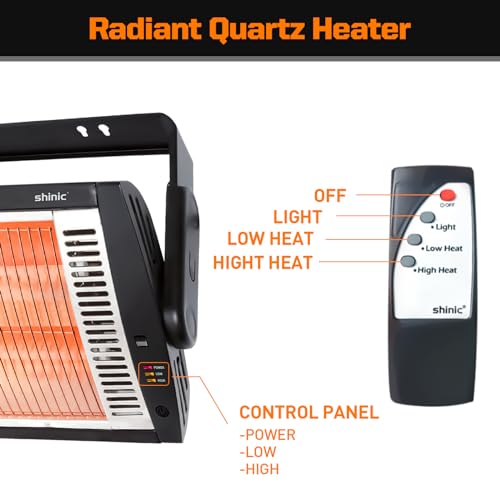 Shinic Electric Garage Heaters With Remote Control thumb #2