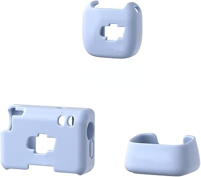 Silicone Protective Case Compatible with DJI Mic Mini Microphone - Full Component Coverage, Satin-Finish Multi-Color Shell Blue-1 transmitter