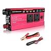 Power Inverter 1500W DC 12V to 230V/240V AC Car Converter- Car Inverter with Four USB Port Peak Power 1500W with 2x UK Outlets 12V Inverter With LED Display