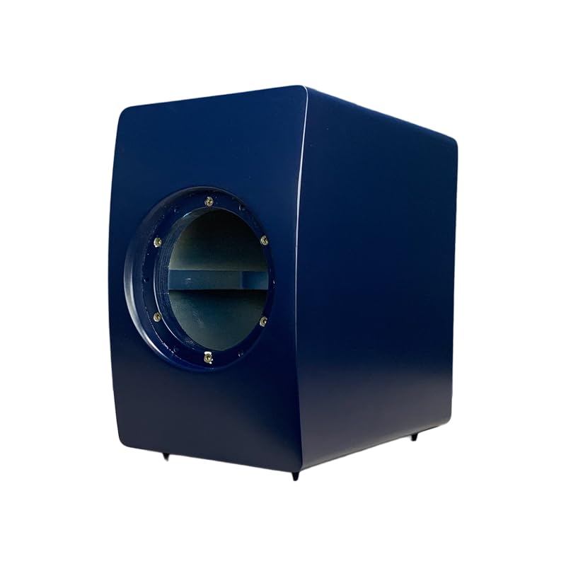 Caja vacía LS50 de madera contrachapada de abedul azul marino hecha a mano para audio HiFi