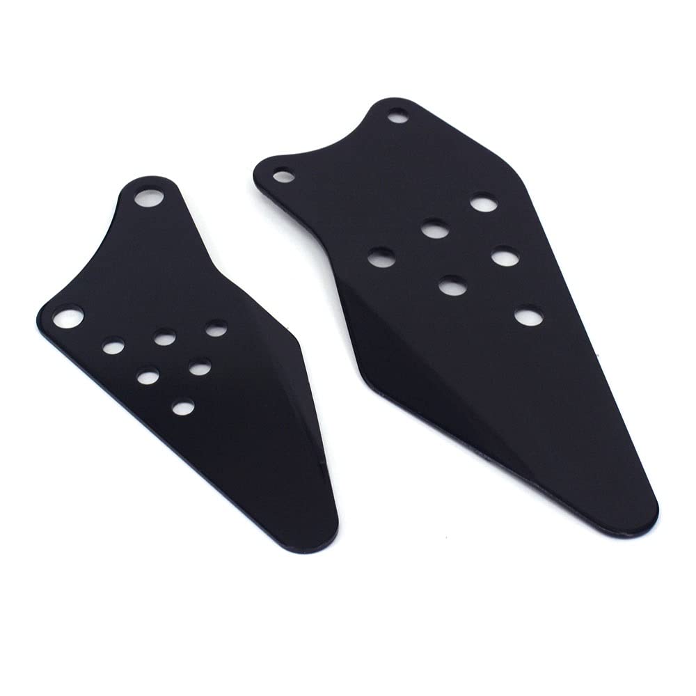 Estriberas Delanteras para Motocicleta estriberas para reposapiés Soporte para Pedales para K&awasaki ZX10R 2006 2007 2008 2009 2010 Pedales Pie Motocicleta (Color : A)
