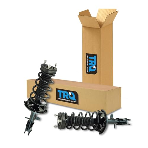 Image of TRQ Rear Strut and Spring Assembly Set Loaded Coil Spring