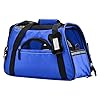 Airline Approved Pet Carrier - Soft-Sided Carriers for Small Medium Cats and Dogs Air-Plane Travel On-Board Under Seat Carrying Bag with Fleece Bolster Bed For Kitten Cat Puppy Dog Taxi