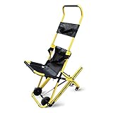 GLJY Notfall – Krankenwagen Feuerwehrmann Evakuierungsstuhl Tragbarer Treppenlift Leichter Treppenlift aus Aluminiumlegierung Faltbares Klettern