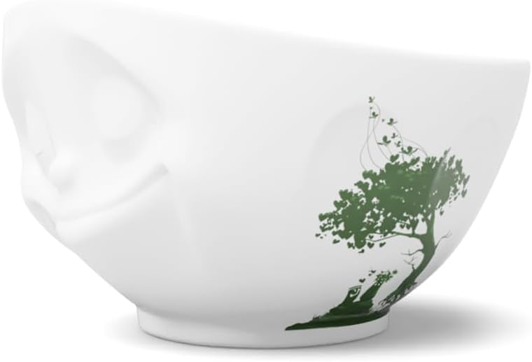 FIFTYEIGHT PRODUCTS Porcelain Bowl, Fabulous Special Edition, 16 oz. White, Limited Edition Artwork (Single Bowl)