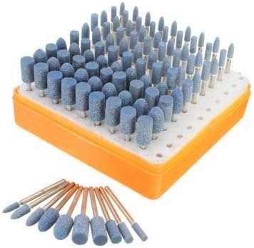 100pcs Universal Rotary Assorted Abrasive Stone Accessory Tool Kit For Dremel