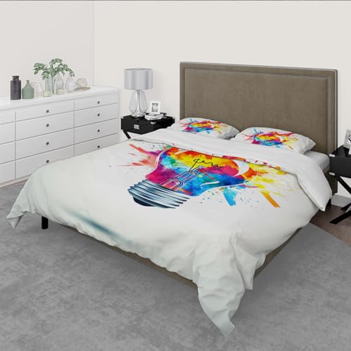 Ensemble de housse de couette 3 pièces finitions haut de gamme