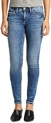 Silver Jeans Co. Women's Suki Mid Rise Skinny Jeans Legacy