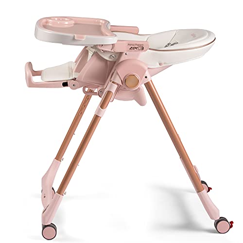 Peg Perego Prima Pappa Zero 3 - High Chair - For Children Newborn To 3 Years Of Age - Made In Italy - Mon Amour (Beige & Pink) #TOP6