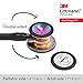3M Littmann Cardiology IV Diagnostic Stethoscope, 6240, More Than 2X as Loud, Weighs Less, Stainless Steel High Polish Rainbow-Finish Chestpiece, 27' Black Tube, Smoke Stem, and Headset