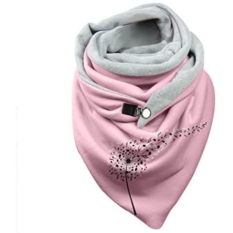 JAXICH Printing Multi Purpose Scarf Fashion Shawl Retro Female Scarf Women Scarf Hat Scarf And Gloves Set Cover