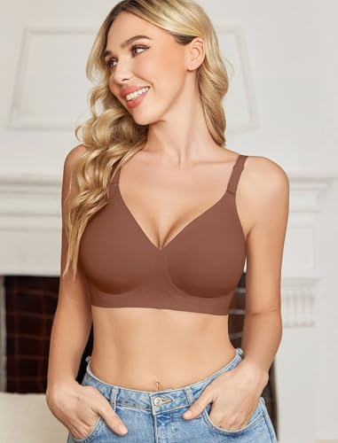 Image of Avidlove Wireless Bras for Women Push Up No Underwire Bra Full Coverage Seamless Bralettes Support Comfortable Everyday Bra