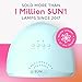 SUNUV Nail Dryer, UV Light for Gel Nail Polish Professional UV LED Lamp with 3 Timer Settings Art Tools Auto Sensor SUNone Blue