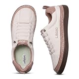 LBAIO Women's Wide Toe Box Slip-On Sneakers, Wide Width Barefoot Shoes with Zero Drop, Comfortable Casual Walking Shoes for Women, Lightweight Minimalist Sneakers for Wide Feet