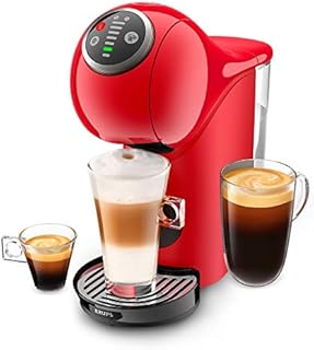Krups Genio S Ekspres do Kawy, Czerwony, 0,8L