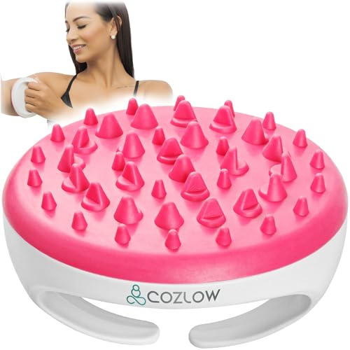 COZLOW Cellulite Massage Scrubber - Premium Anti-Cellulite Massager for Thighs Legs & Buttocks - Target Fat Pockets for Firm Smooth Skin - Fascia Massage Tool for Lymphatic Drainage