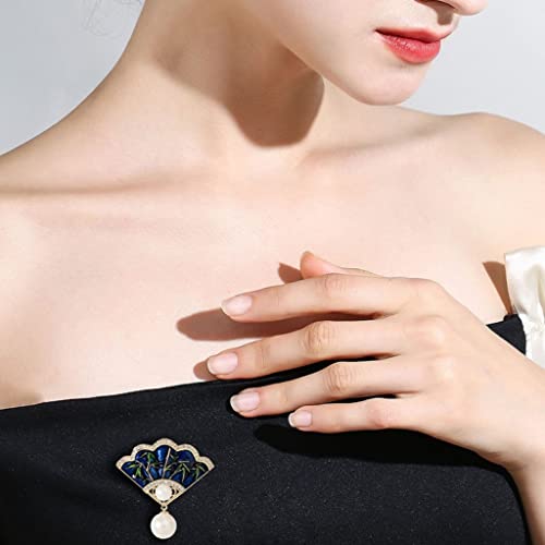 Broche de tempérament pour corsage féminin aux finitions délicates et raffinées