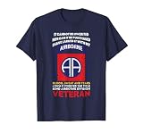 Veteran 82nd Airborne Division USA Retired T-Shirt, Men, Navy Blue, 3X-Large