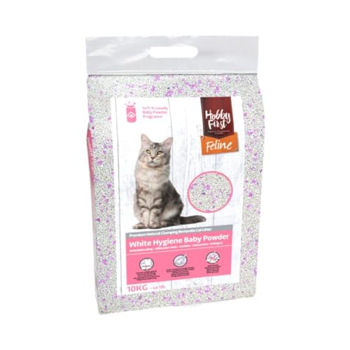 Hobby First Feline Katzenstreu mit Babypuder 12l = 10kg