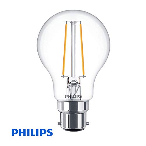 Philips LED Clear B22 Bayonet Cap 7W (60 Equivalent) Non-Dimmable Warm White Single Pack - Image 3