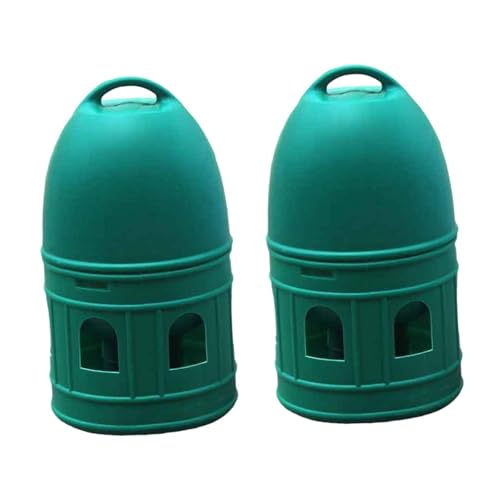 Generic 2 Pieces Pigeon Drinker Waterer Bird Water Drinker Feeder Cage Accessories Water Bottle Waterer 10L Watering Cup for Chicken