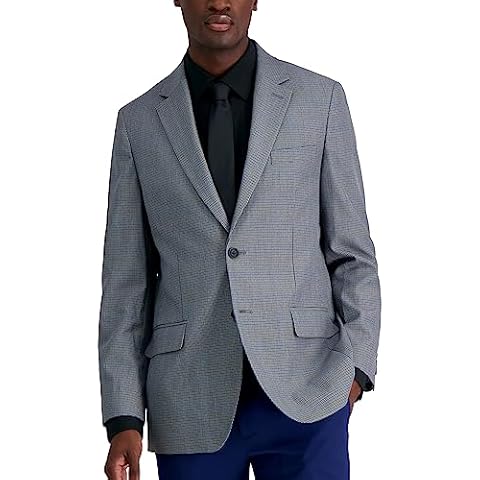 Haggar Slim Fit Houndstooth Sport Blazer Cover
