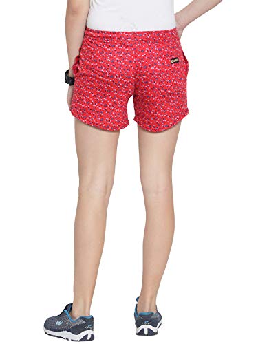 Image of UZARUS Women's Cotton Sleep Night Wear Printed Shorts - Pack of 2