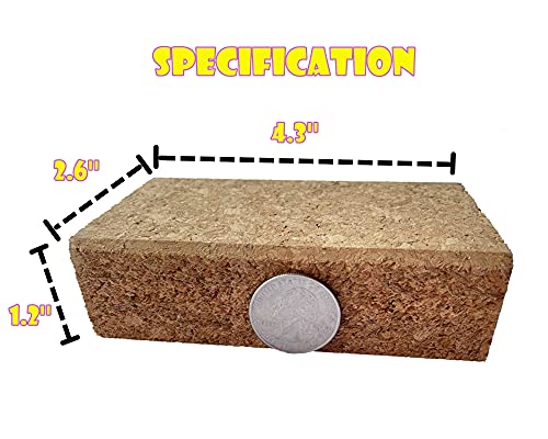 T.f Ghg Leather Craft Punching Pad, Thickened Cork Pad Thickness 1.2", Cutting Hole Punch Stamping Tool, Punching Mute Board, Leather Stamping Pad, Leather Craft Tool For Hole Punch, Cutting, Sewing #TOP1